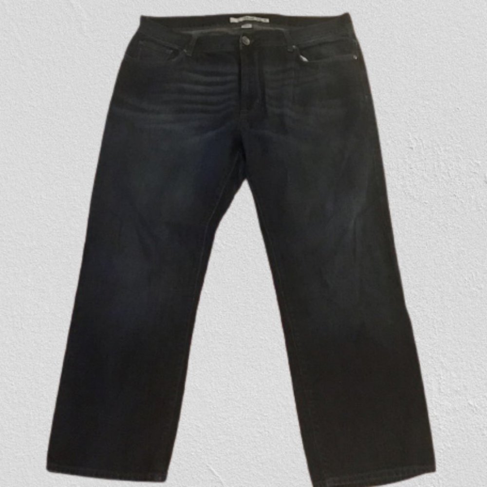 DKNY Dark Wash Mens Jeans Relaxed Fit 40/30